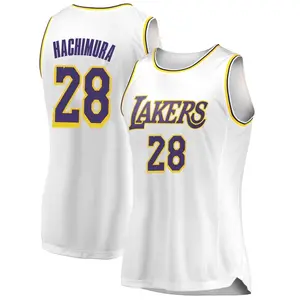 Los Angeles Lakers Swingman White Rui Hachimura 2018/19 Jersey - Association Edition - Women's