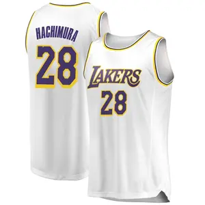 Los Angeles Lakers Swingman White Rui Hachimura 2018/19 Jersey - Association Edition - Youth