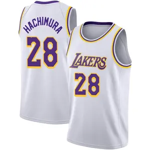 Los Angeles Lakers Swingman White Rui Hachimura 2020/21 Jersey - Association Edition - Men's