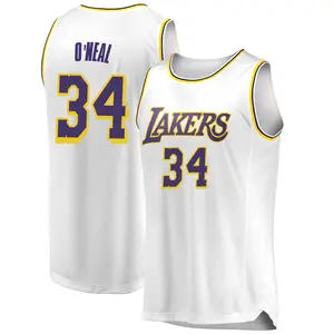 Los Angeles Lakers Swingman White Shaquille O'Neal 2018/19 Jersey - Association Edition - Youth