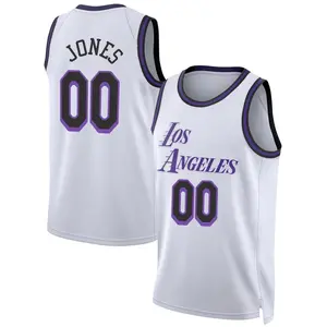Los Angeles Lakers Swingman White Tevian Jones 2022/23 City Edition Jersey - Men's
