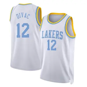 Los Angeles Lakers Swingman White Vlade Divac Classic Edition 2022/23 Jersey - Men's