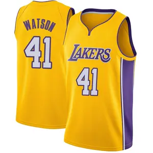 Los Angeles Lakers Swingman Yellow Anton Watson Jersey - Icon Edition - Youth