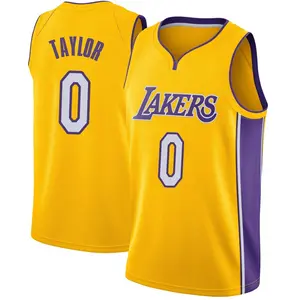 Los Angeles Lakers Swingman Yellow Ethan Taylor Jersey - Icon Edition - Youth