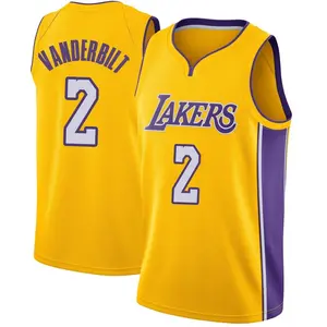 Los Angeles Lakers Swingman Yellow Jarred Vanderbilt Jersey - Icon Edition - Men's
