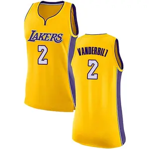 Los Angeles Lakers Swingman Yellow Jarred Vanderbilt Jersey - Icon Edition - Women's