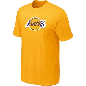 Los Angeles Lakers Yellow Big & Tall Primary Logo T-Shirt - - Men's